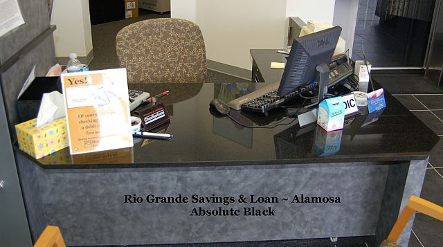 Absolute Black - Rio Grande Savings and Loan, Alamosa